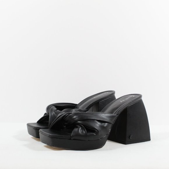 Sam Edelman Circus NY Marianna Block Heeled Sandal - Black 8M - Picture 1 of 5